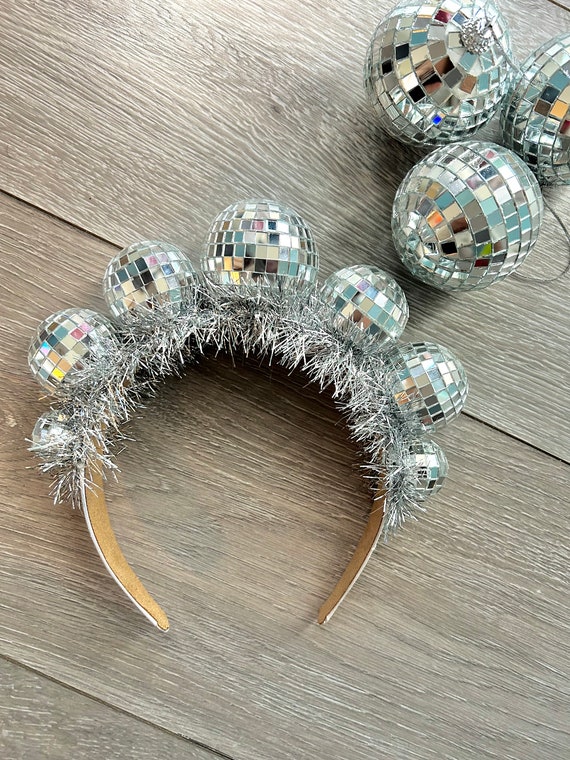 Disco Ball Headband Christmas Party - Etsy display picture 1