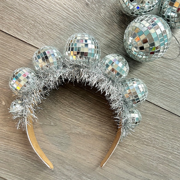 Head Boppers Silver Balls Disco Glitter main image 0