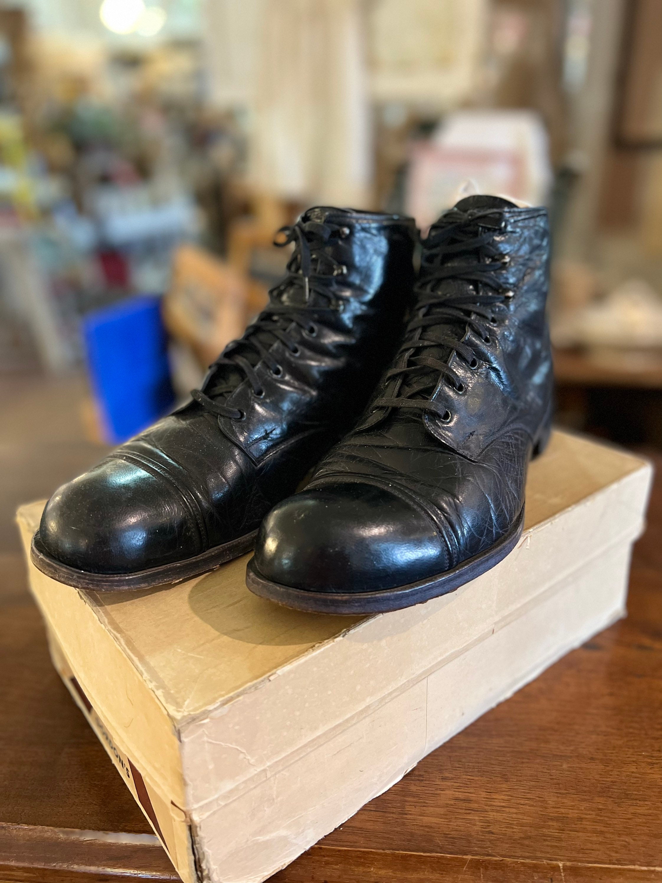 distressed leather boots womens