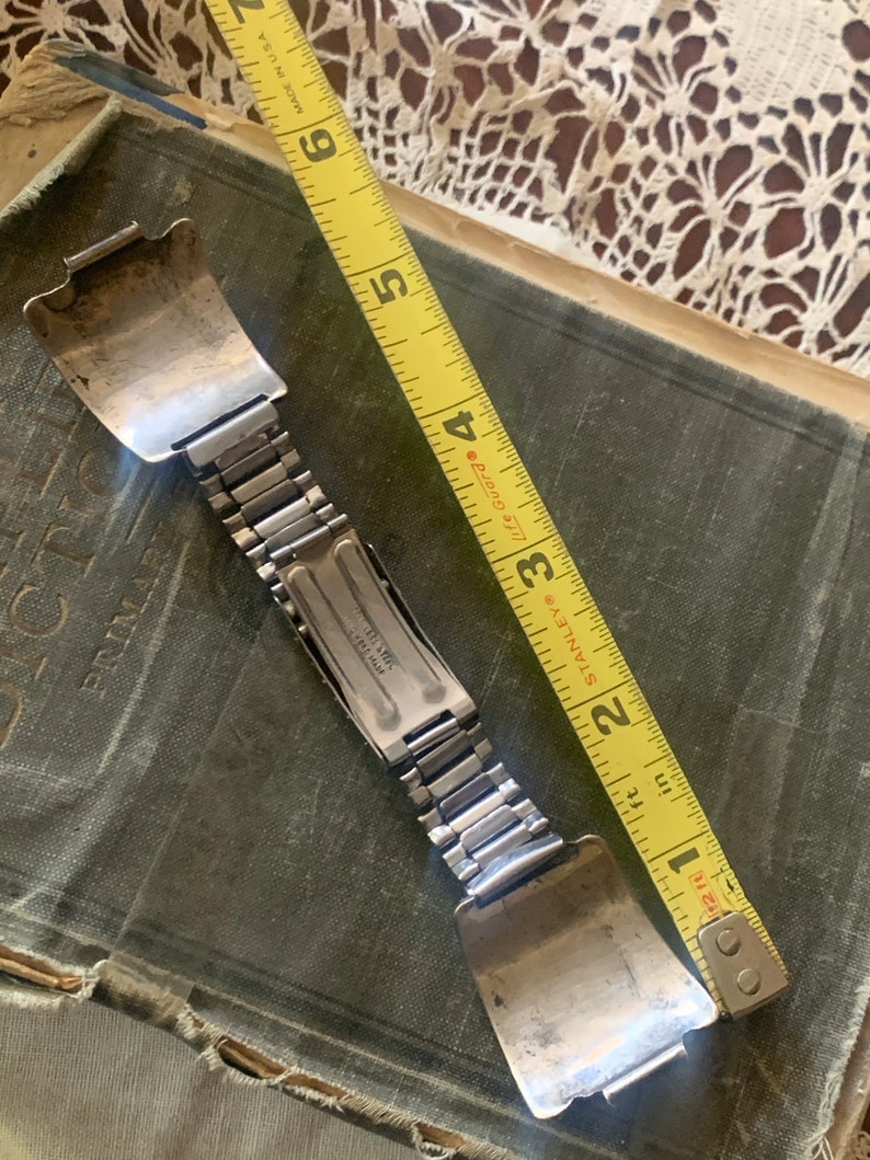 Vintage Mens Sterling Turquoise Watch Band Stainless Steel Etsy