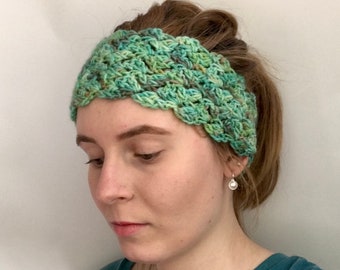 Crochet Headband Pattern, Boho Ear Warmer Crochet Pattern - PDF Download