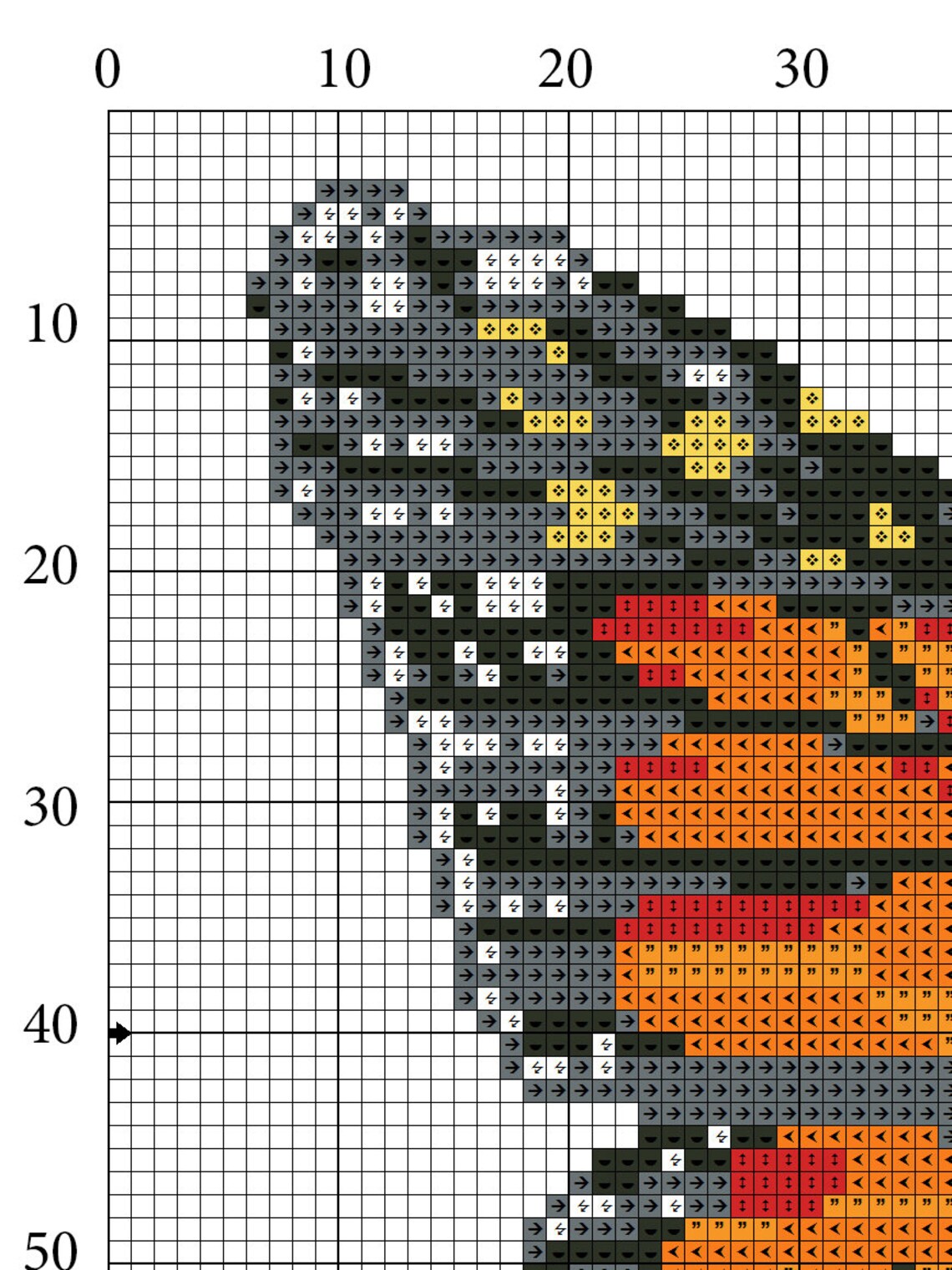 Monarch butterfly cross stitch PDF pattern DIY embroidery | Etsy