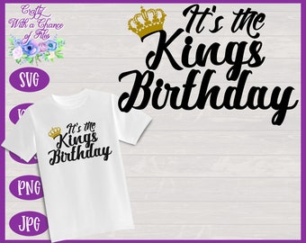 Download Kings Birthday Svg Etsy