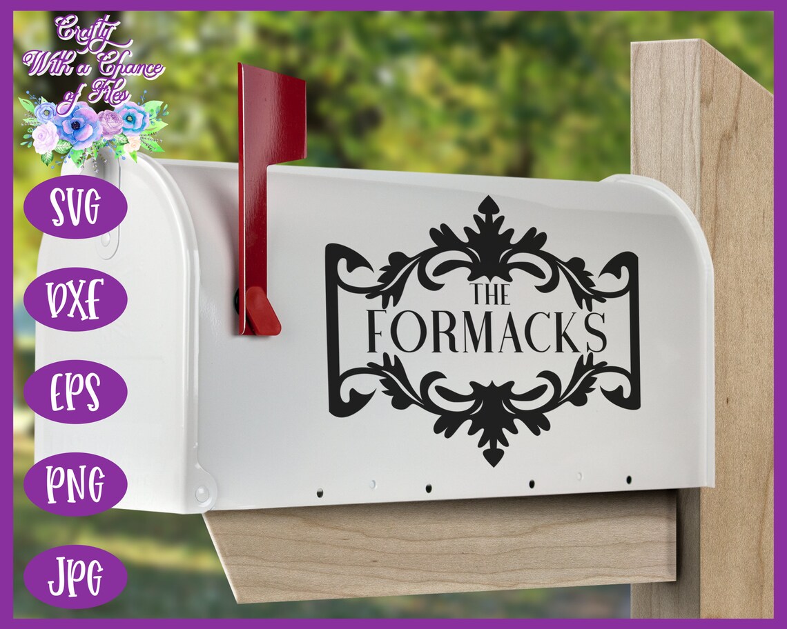 Mailbox SVG Mailbox Decal SVG Address Monogram SVG Street | Etsy