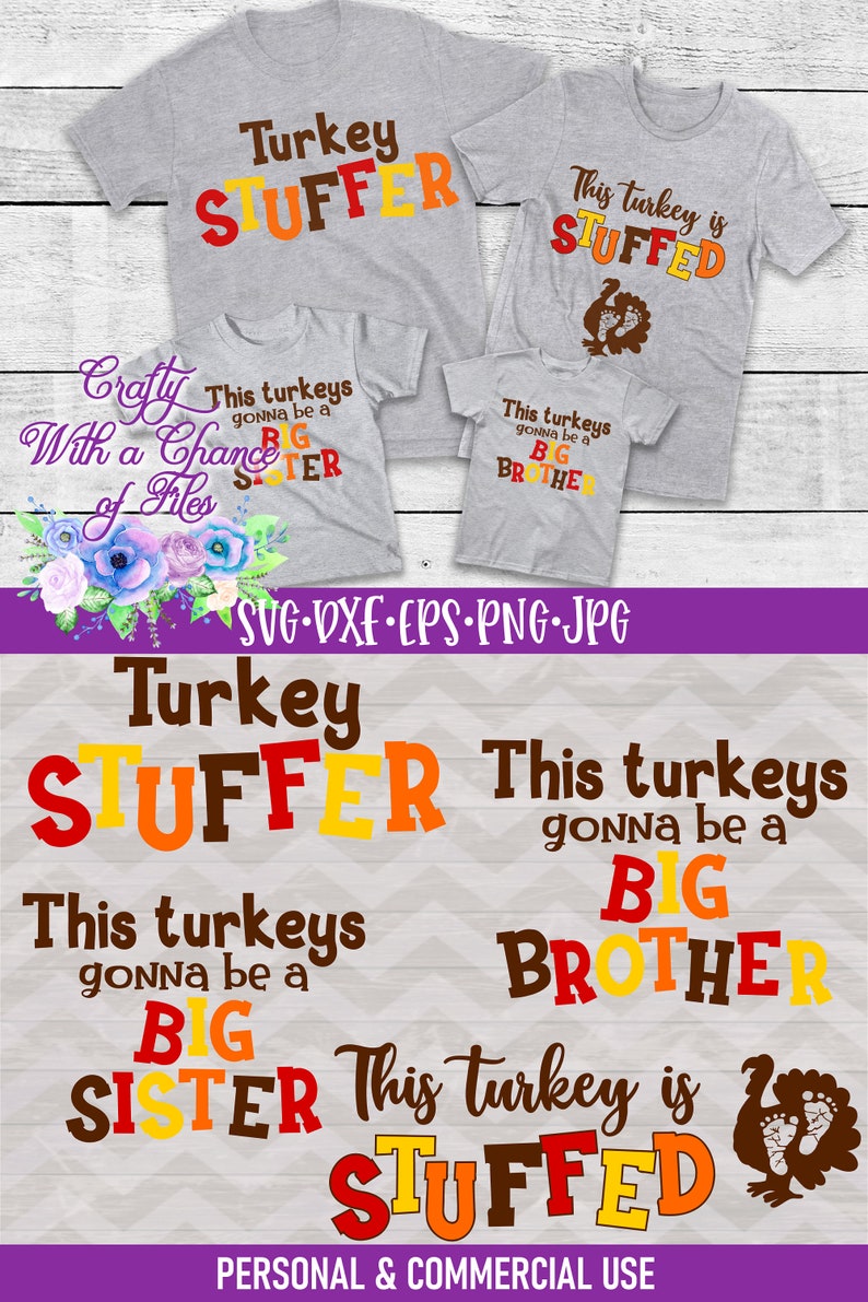 Thanksgiving SVG Pregnancy Reveal SVG Funny Pregnant | Etsy