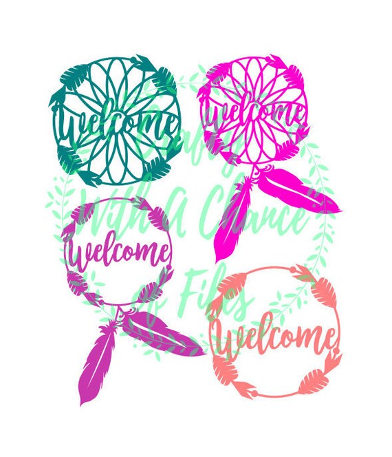 Download Items similar to Welcome SVG Dream Catcher SVG Arrow ...