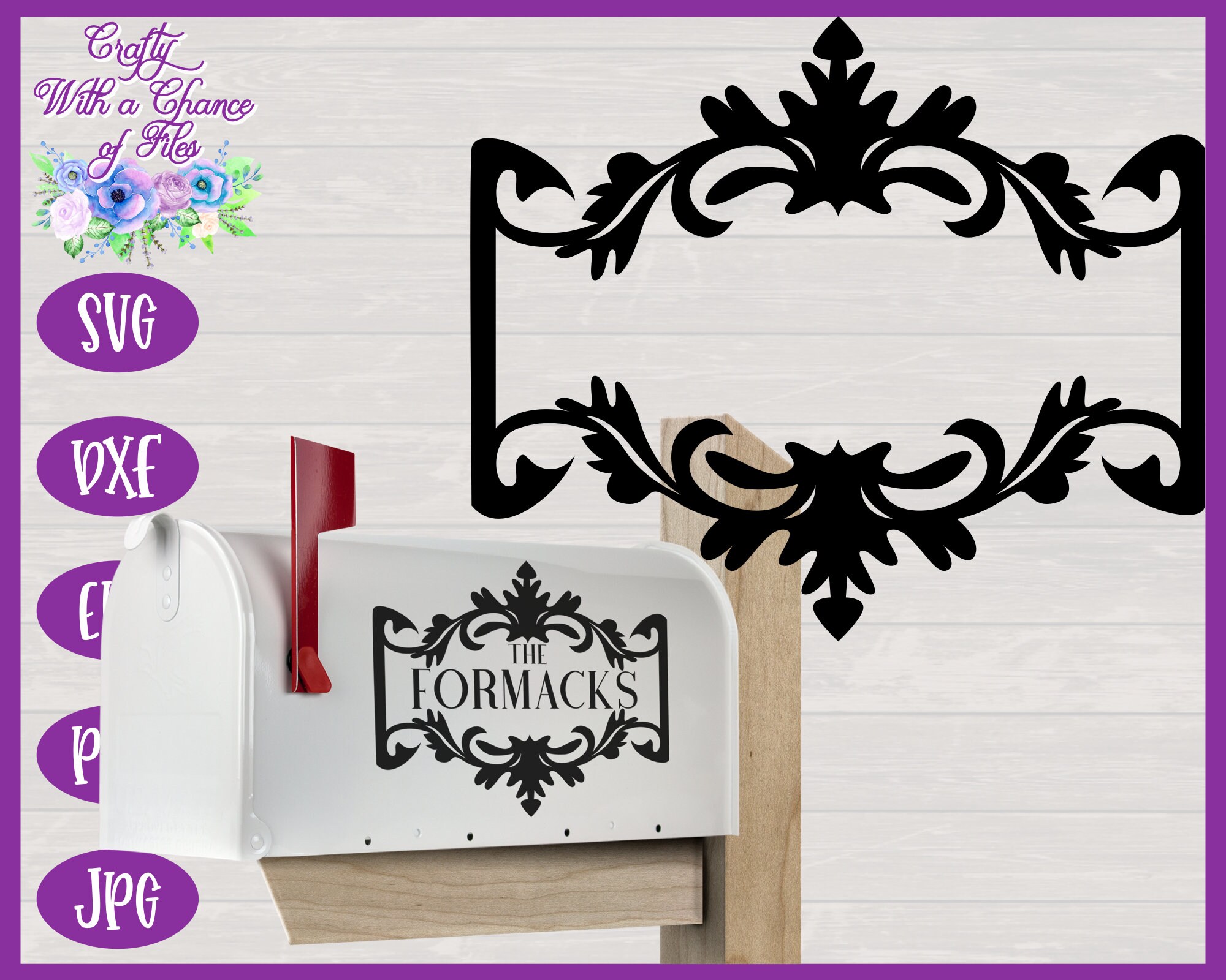 Mailbox SVG Mailbox Decal SVG Address Monogram SVG Street | Etsy