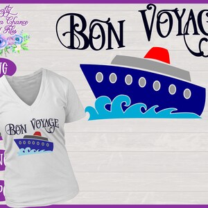 Crociera SVG, Bon Voyage SVG, Vacanze in famiglia SVG, Design camicia da crociera