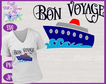 Cruise SVG, Bon Voyage SVG, Family Vacation SVG, Cruise Shirt Design