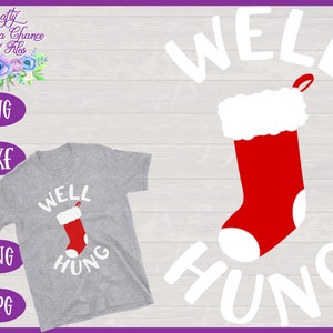 Well Hung SVG | Funny Valentine&#39;s Day Boxers SVG | Men&#39;s Underwear SVG | Funny Valentine&#39;s Day Shirt for Men Design