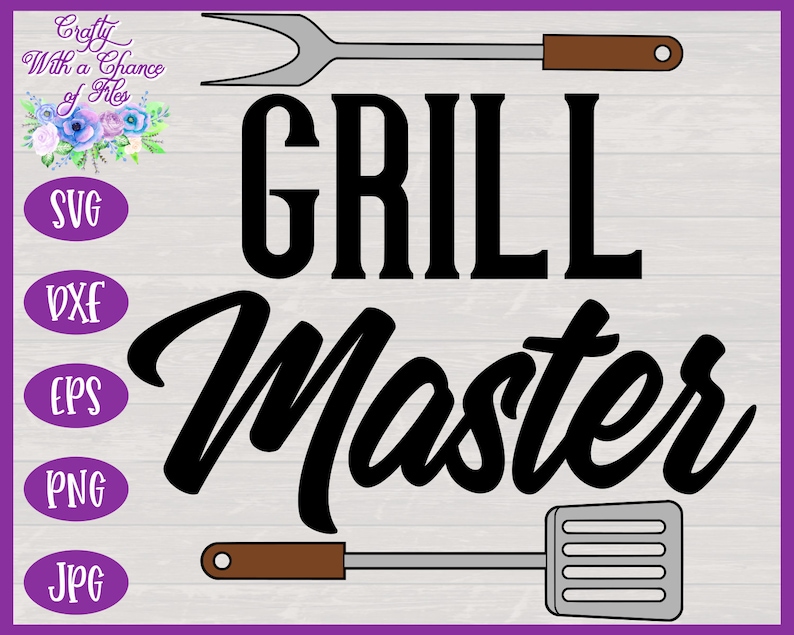 Grill Master SVG Funny BBQ Apron for Father's Day Cut File ...