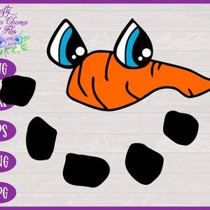 Puede incluir: Un mu&ntilde;eco de nieve de dibujos animados con una nariz de zanahoria naranja brillante y ojos negros. El mu&ntilde;eco de nieve tiene cuatro botones de carb&oacute;n negro y un fondo blanco.