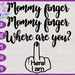 Mommy Finger Mommy Finger - Where Are You - 11 Oz Coffee Mug