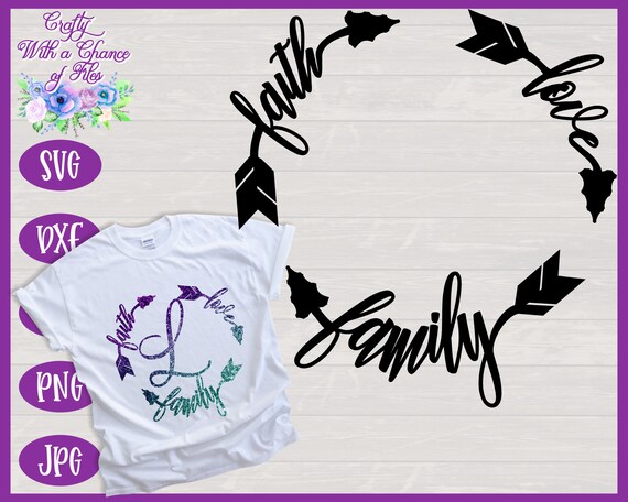 Download Family Svg Family Monogram Svg Faith Love Family Svg Etsy