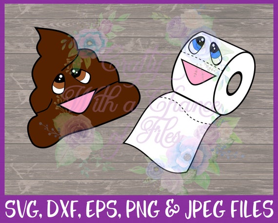 Download Toilet Paper Svg Bff Svg Best Friends Svg Poo Svg Poo Etsy