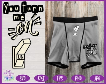 Funny Boxer SVG | Valentine Gag Gift for Him Design (Digital Download)