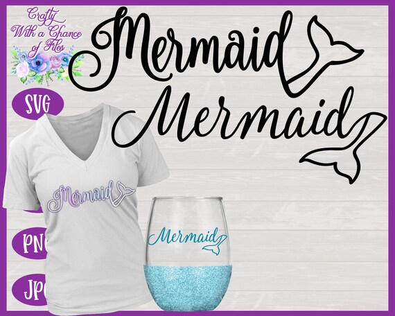 Download Mermaid Tail Svg Mermaid Shirt Svg Summer Svg Cute Mermaid Etsy