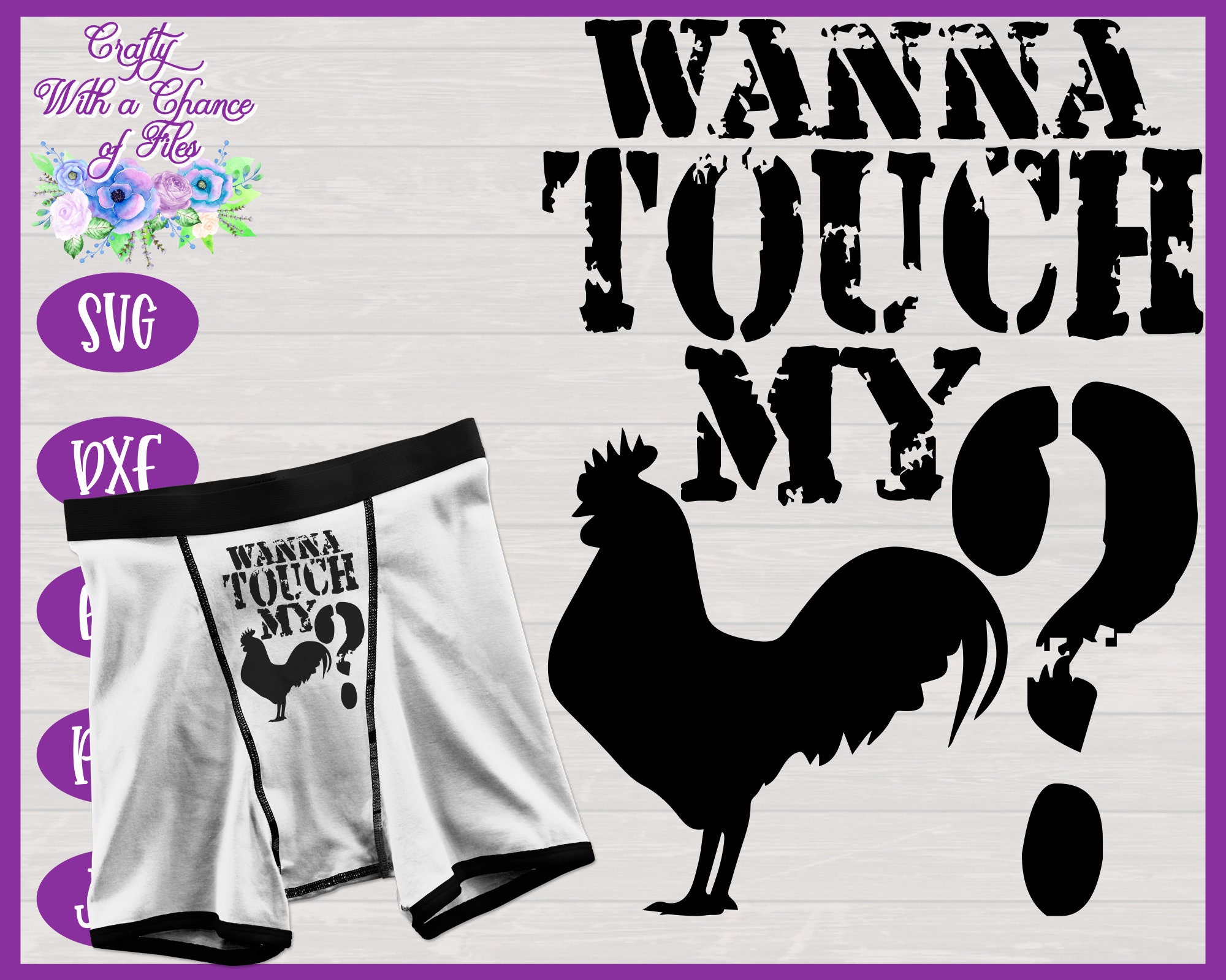 Funny Mens Boxers SVG Boyfriend/Husband Gift SVG Wanna Touch | Etsy