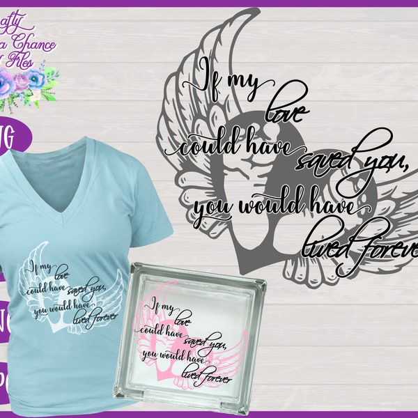 Infant Loss SVG, Miscarriage SVG, In Memory SVG. Angel Child Memorial Sympathy Gift Design