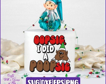 Christmas Toilet Paper Elf SVG | Funny Gag Gift Design (Digital Download)
