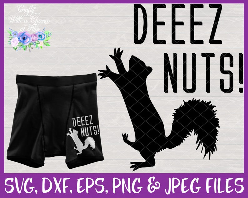 Download Deez Nuts SVG Funny Men's Boxers Design | Etsy