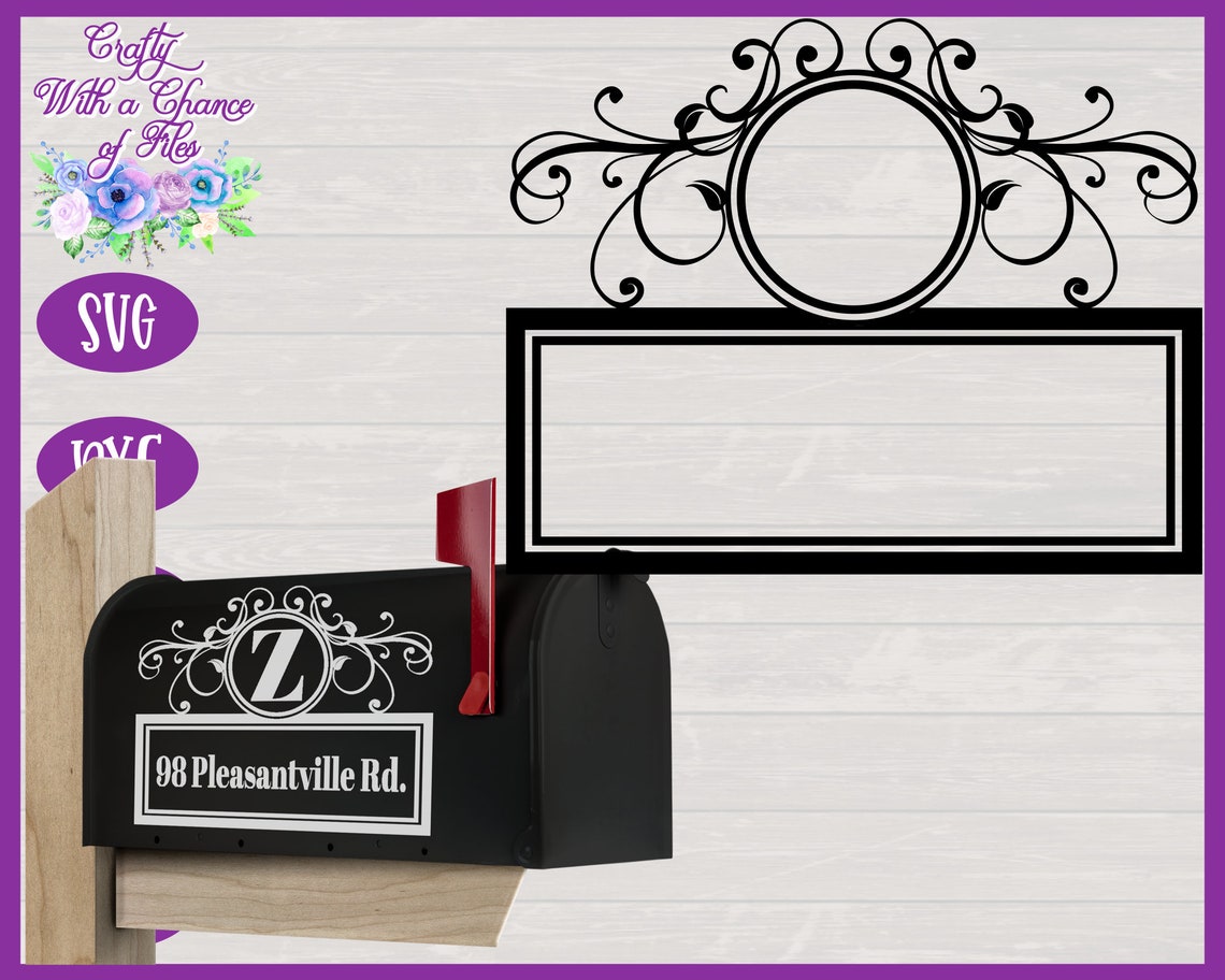 Mailbox SVG Mailbox Monogram SVG Street Address SVG Mailbox | Etsy