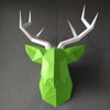 Low Poly Mask/pdf Half Mask/diy Mask/paper Mask/fancy Dress/halloween ...