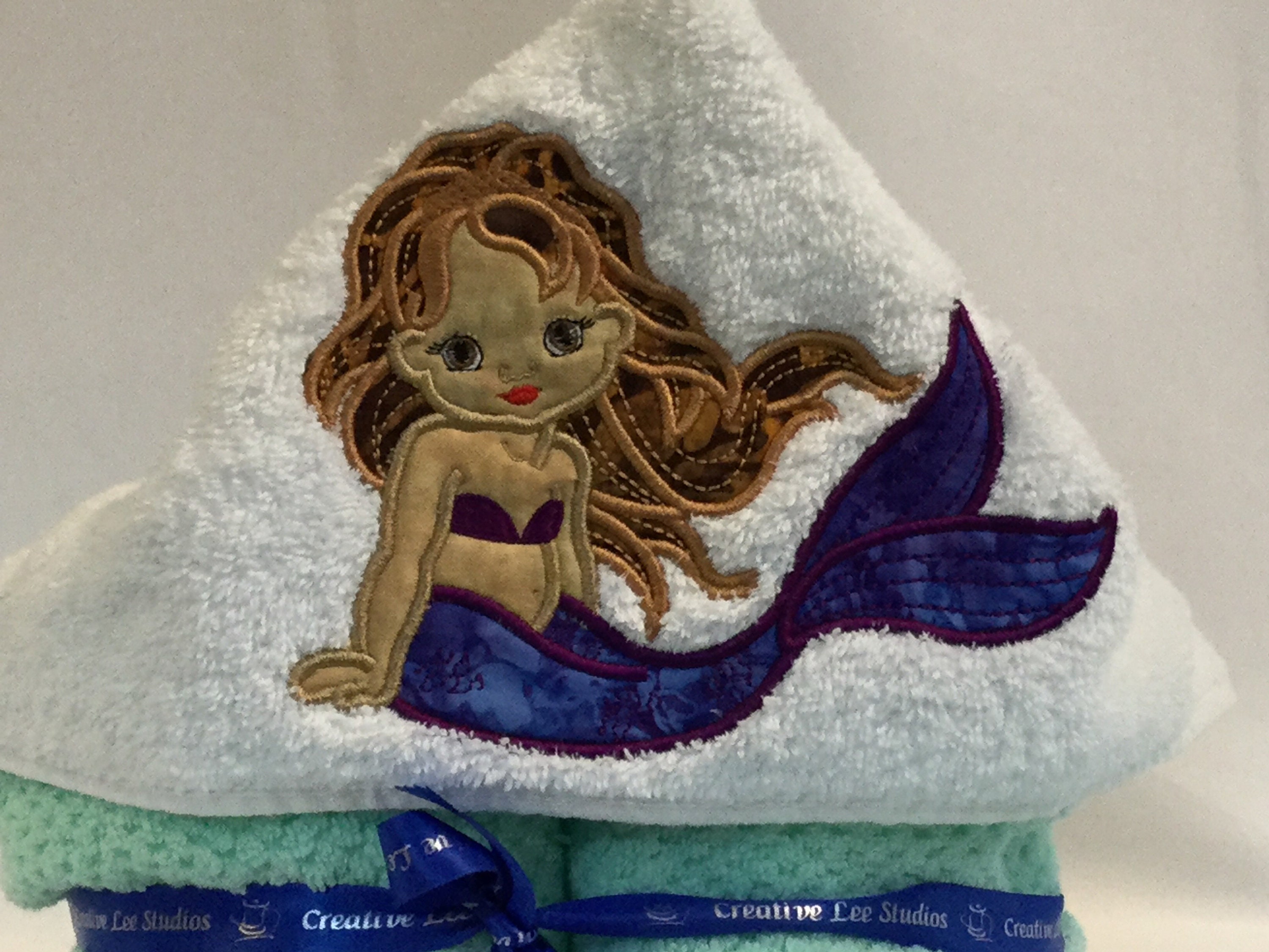 Mermaid Hooded Towel for Kids, FREE SHIPPING, Full Size Quick Dry Towel, Kid’s Bath Wrap