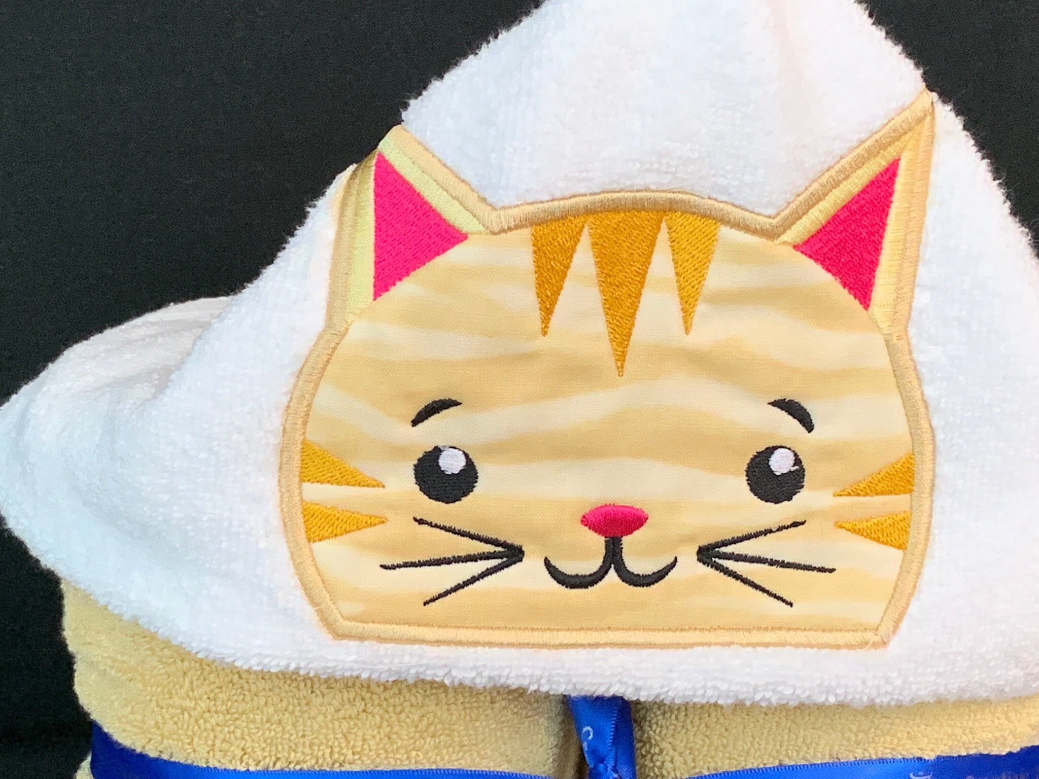 Cat Hooded Towel for Kids, FREE SHIPPING, Full Size Plush Bath Towel; Cat Bath Wrap IPFG000267