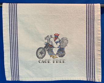 Cage-Free Chicken Motorcycle Design - Unique Gift for Chicken Lovers & Bikers