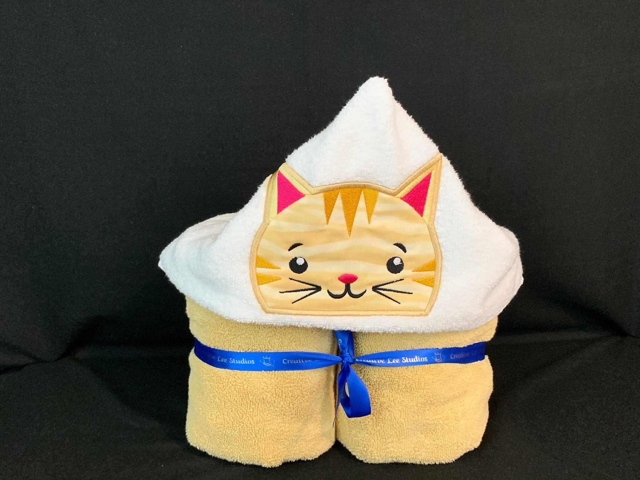 Cat Hooded Towel for Kids, FREE SHIPPING, Full Size Plush Bath Towel; Cat Bath Wrap IPFG000267