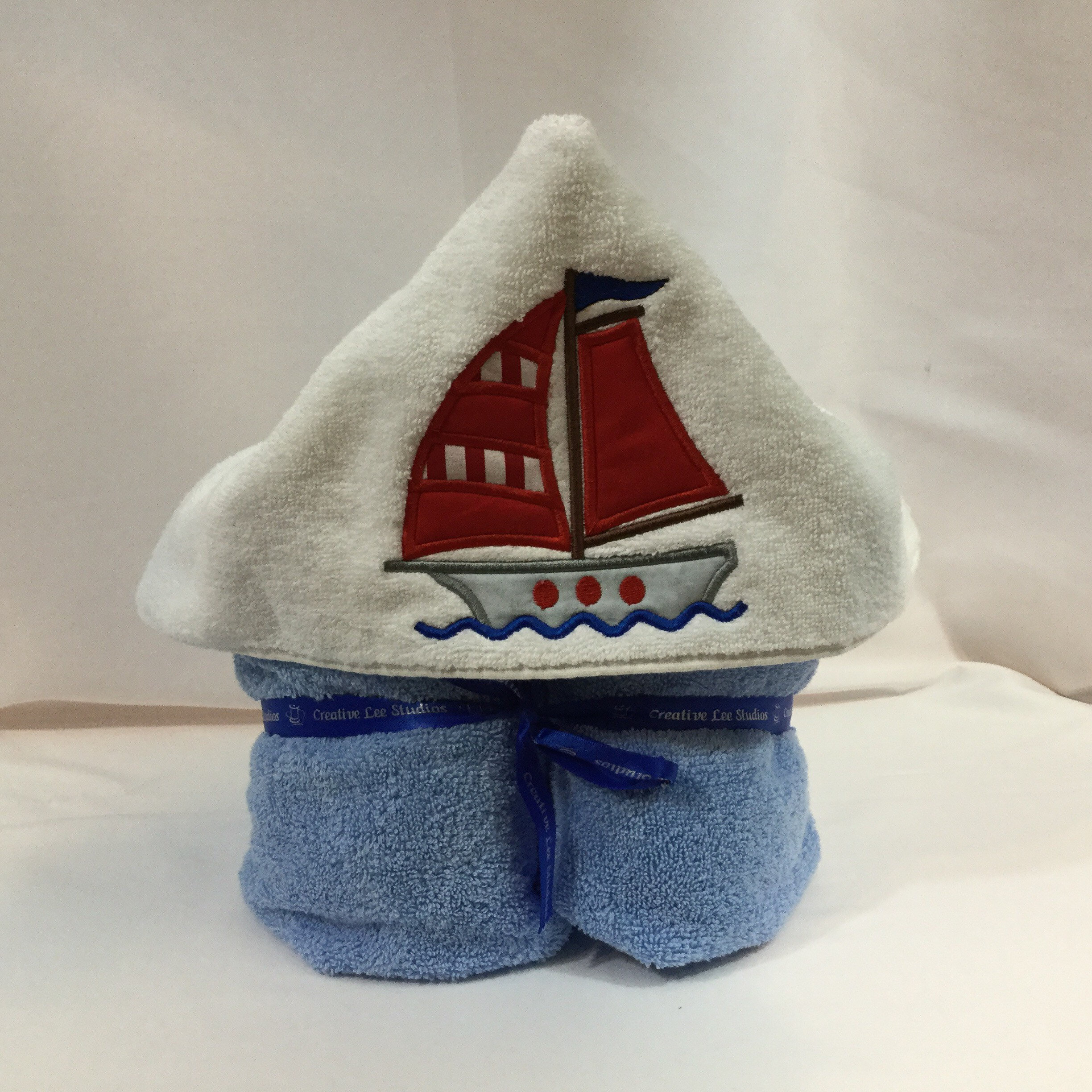 sailboat bath towels