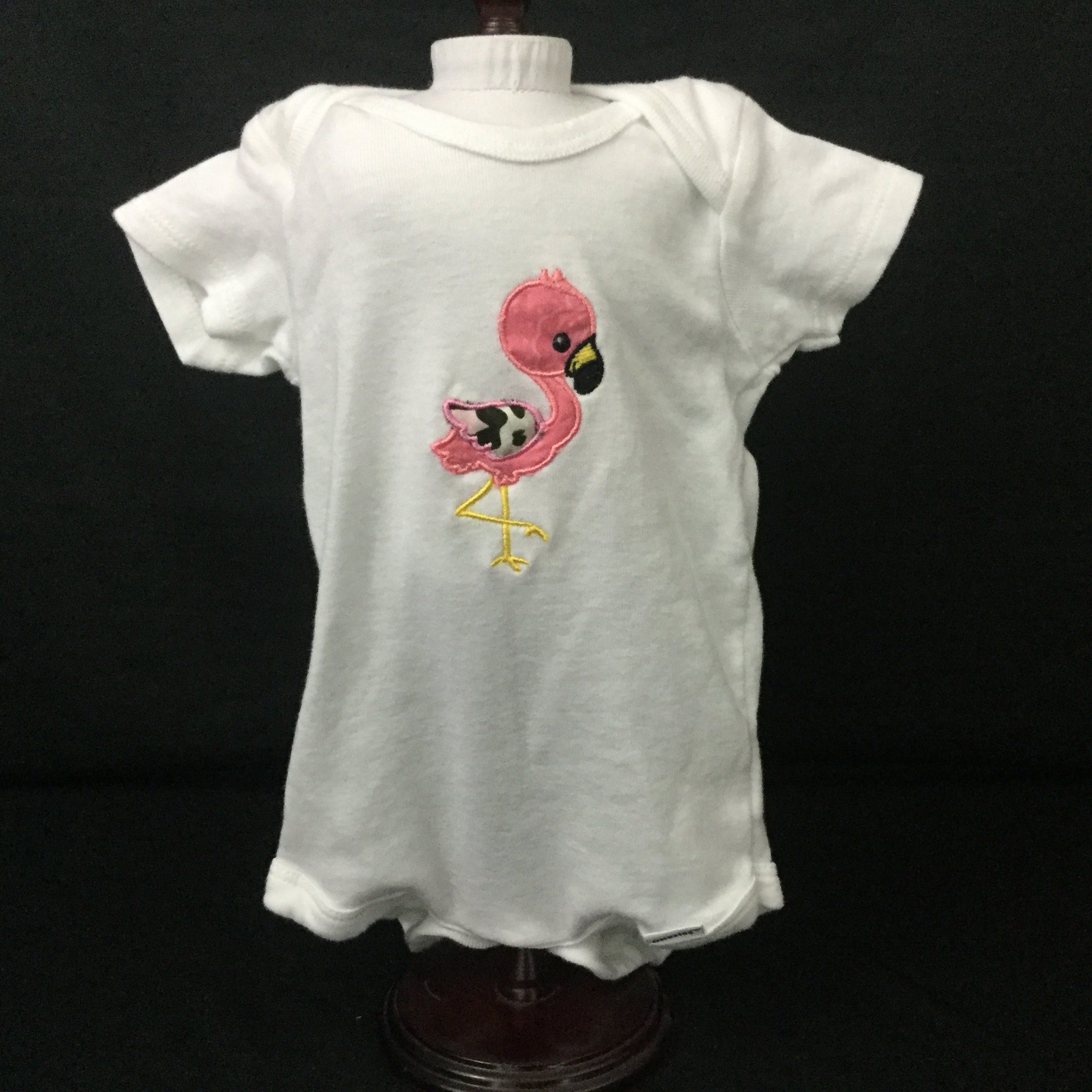 flamingo onesie baby