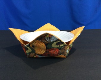 Eastern Umbrellas Microwave Bowl Cozy-Medium Bowl Holder-Ice Cream Cozy-Kitchen Decor-Hot Pad Bowl, Leftover Hot Bowl Pad, College Dorm Cozy
