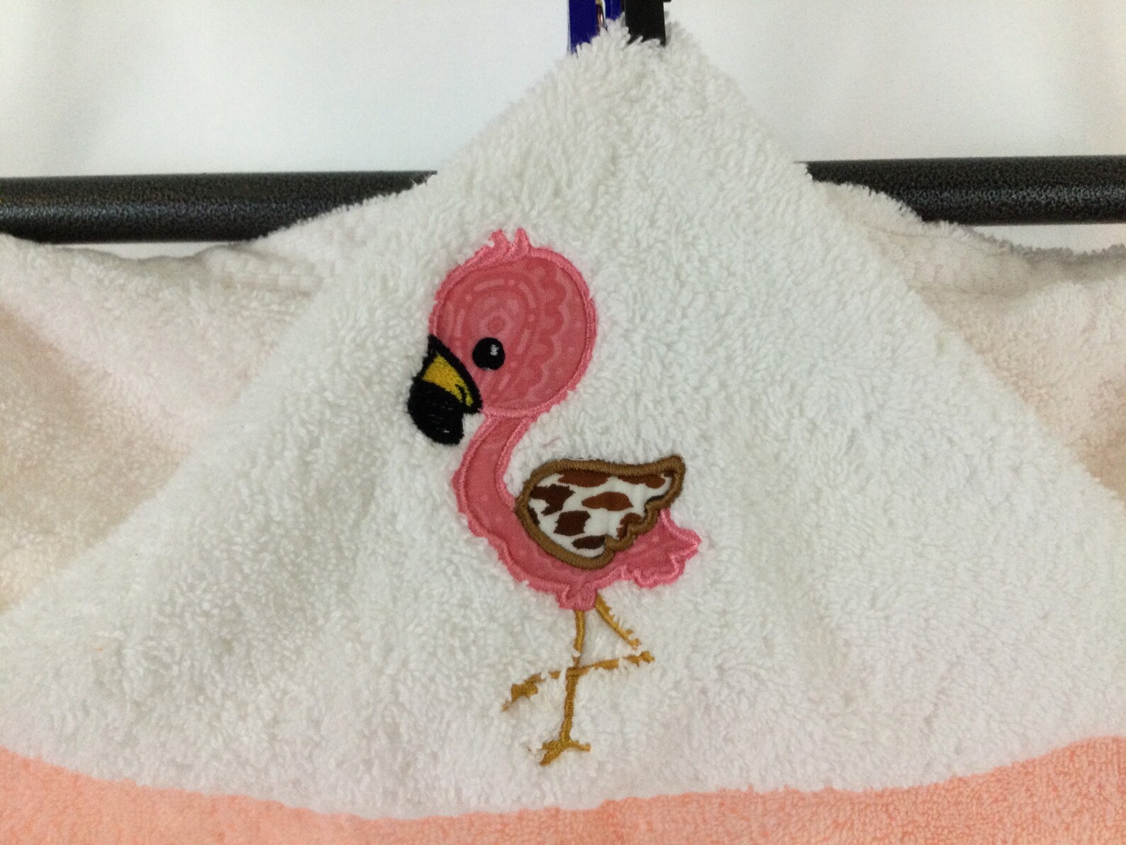 Flamingo Hooded Towel for Kids Full Size Bath Towel Etsy UK