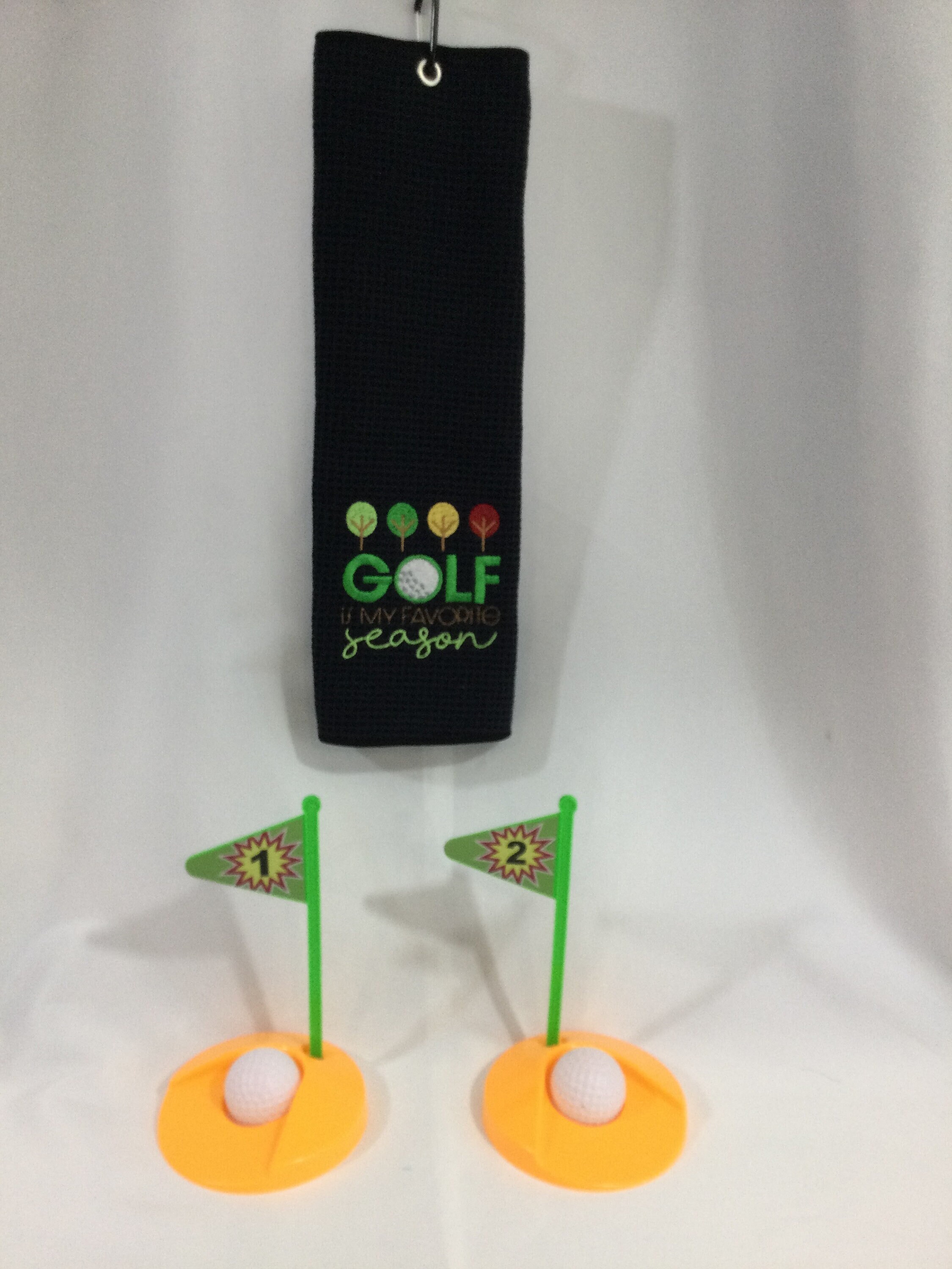 Golf Bag TowelGolf Is My Favorite Season TriFold Soft Microfiber