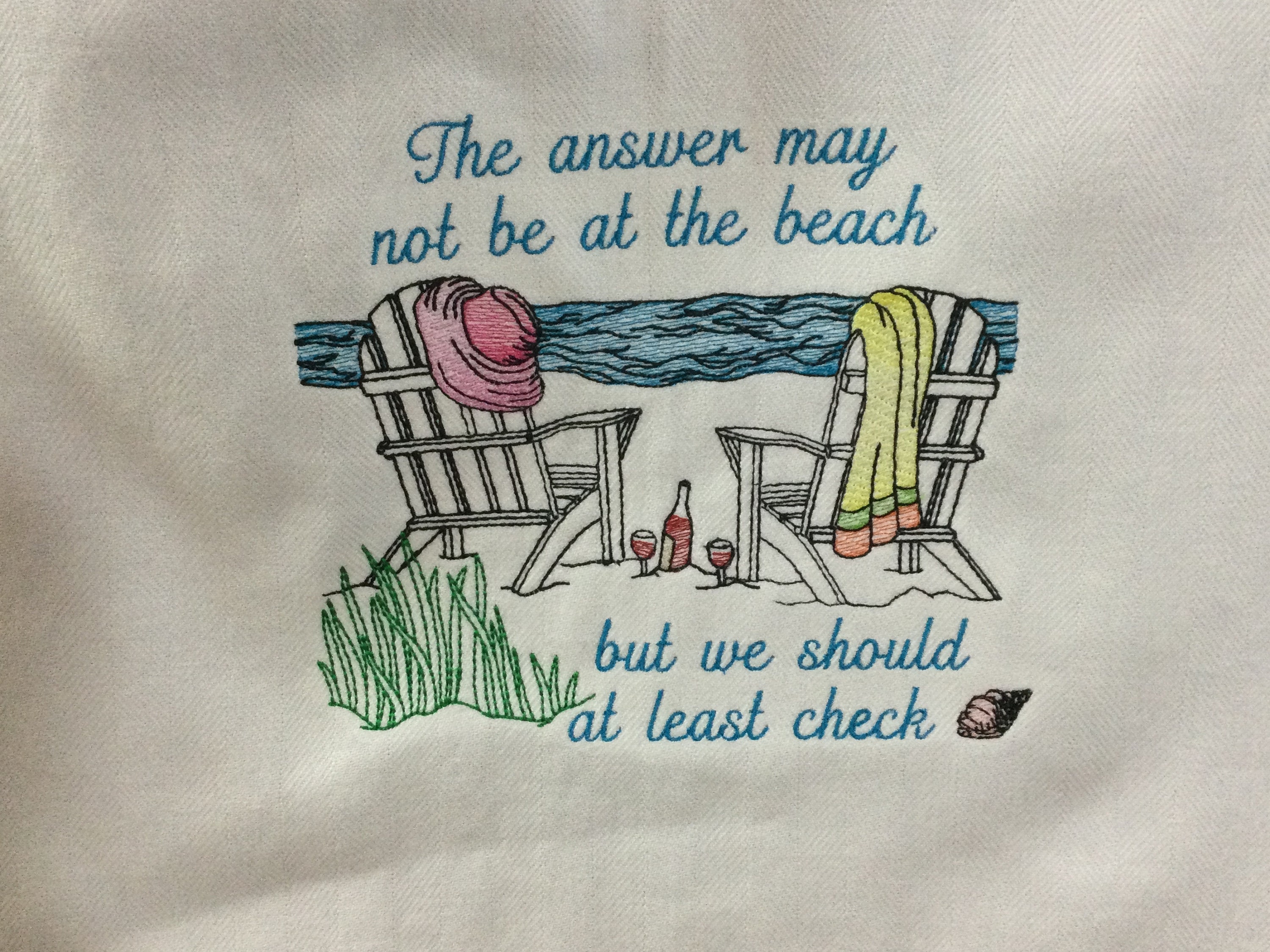 Beach Sayings Kitchen Towels