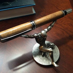 Baron rollerball in Pacific Yew with chrome accents