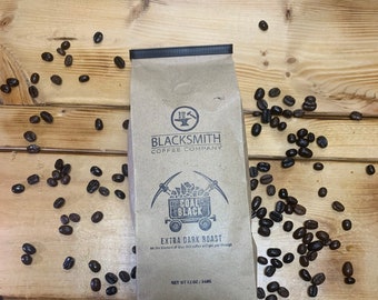 BW Blacksmith Coffee Whole Bean, Coal Black Roast
