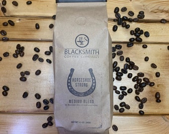 BW Blacksmith Coffee Whole Bean, Horshoe Strong Roast