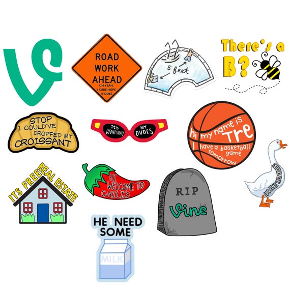 Vine Sticker Bundle Etsy