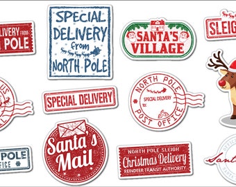 Paquete de pegatinas de Navidad