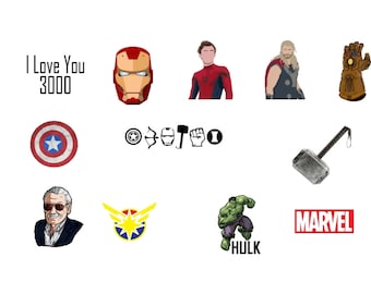 Paquete de pegatinas de Avengers