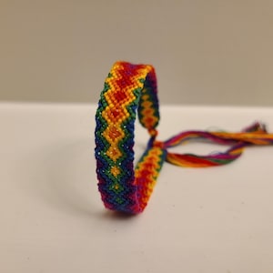 Rainbow Friendship Bracelet, VSCO Bracelet, Handmade Woven Friendship Bracelet