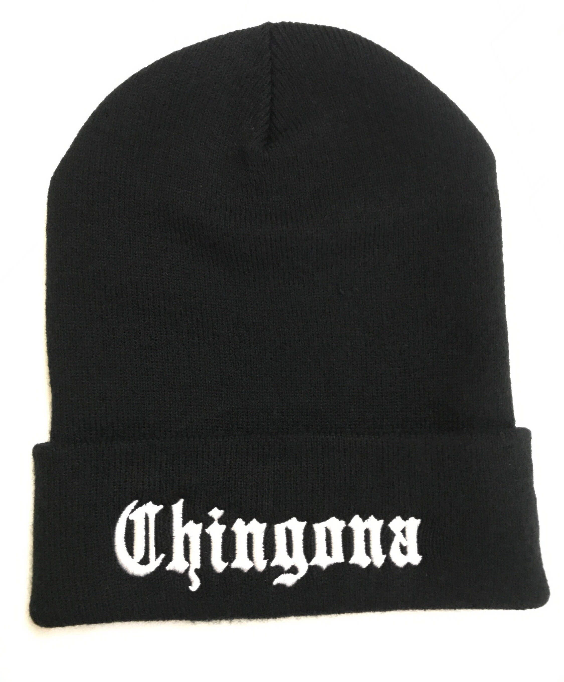 Chingona Beanie Old English Text Etsy