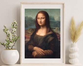 Leonardo da Vinci Mona Lisa Wall Art Print