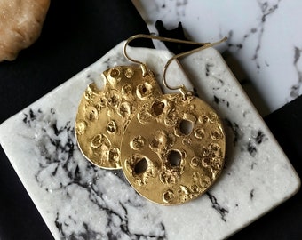 Moon earrings, moonstone jewelry,boho earrings gilded,bronze jewel,moon jewel,gift for her,earrings woman,moon jewellery,earrings for her