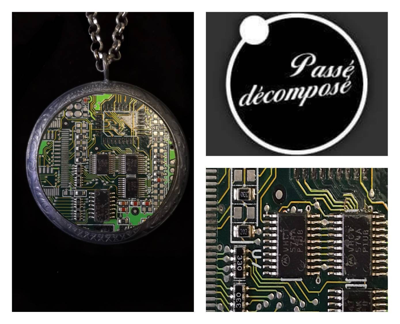 Green Motherboard Necklace,geek Jewel,cyber Jewelry,geek Gift ...