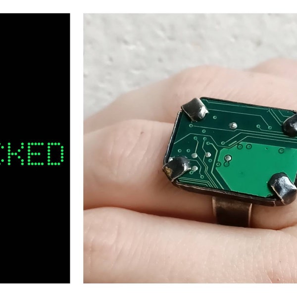 Circuit Board Ring - Etsy