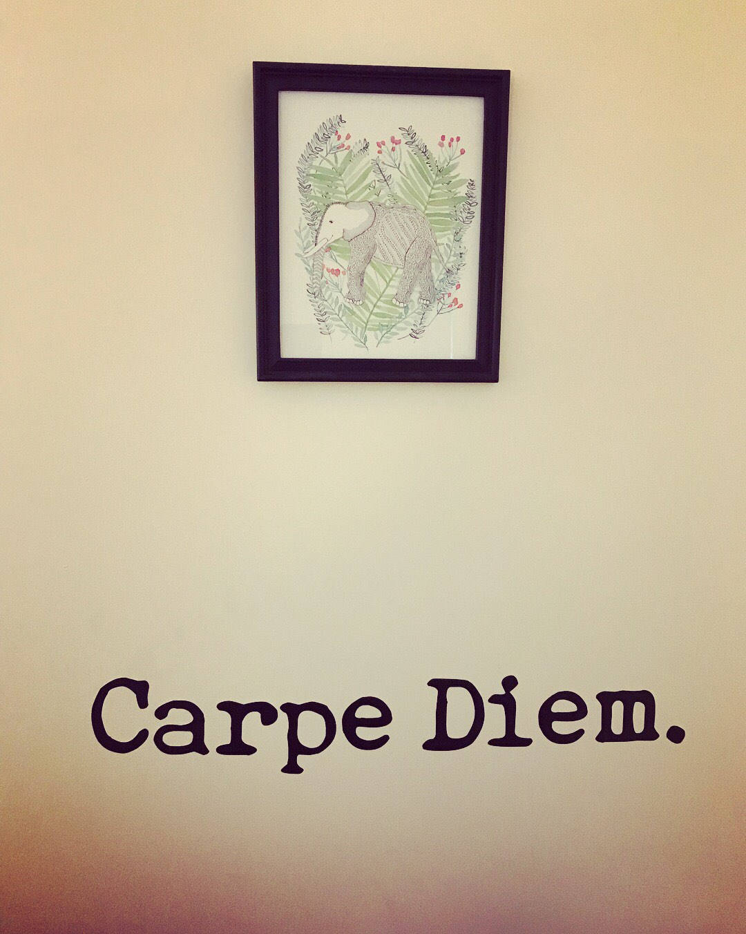 Carpe Diem Wall Decal Etsy